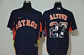 Astros 27 Jose Altuve Navy Nike Cool Base Player Jersey,baseball caps,new era cap wholesale,wholesale hats